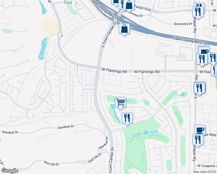 map of restaurants, bars, coffee shops, grocery stores, and more near 10711 Silver Pond Avenue in Las Vegas