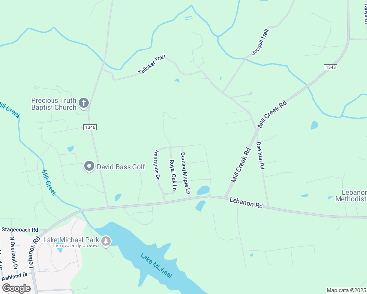 map of restaurants, bars, coffee shops, grocery stores, and more near 742 Heartpine Drive in Mebane