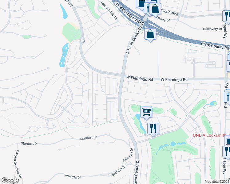 map of restaurants, bars, coffee shops, grocery stores, and more near 4174 Salisto Street in Las Vegas