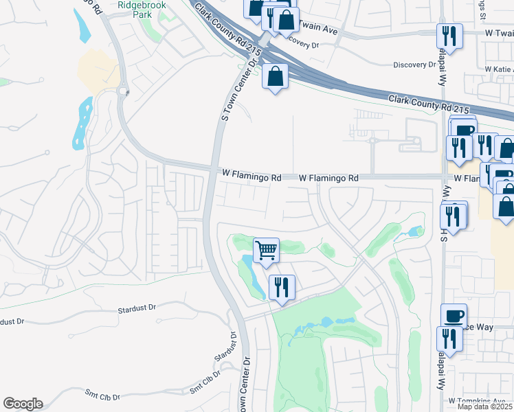 map of restaurants, bars, coffee shops, grocery stores, and more near 10595 Riva Grande Court in Las Vegas