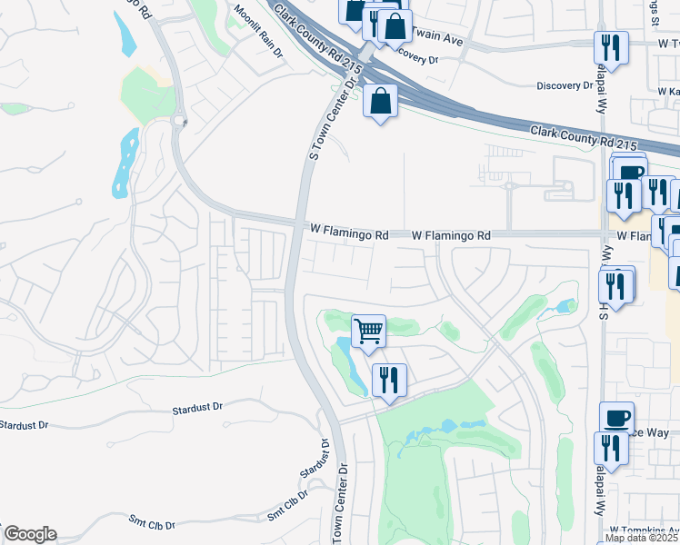 map of restaurants, bars, coffee shops, grocery stores, and more near 10711 Silver Pond Avenue in Las Vegas