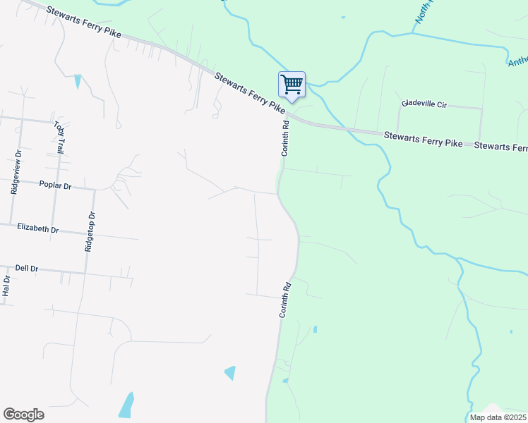 map of restaurants, bars, coffee shops, grocery stores, and more near 427 Cajawa Drive in Mt. Juliet