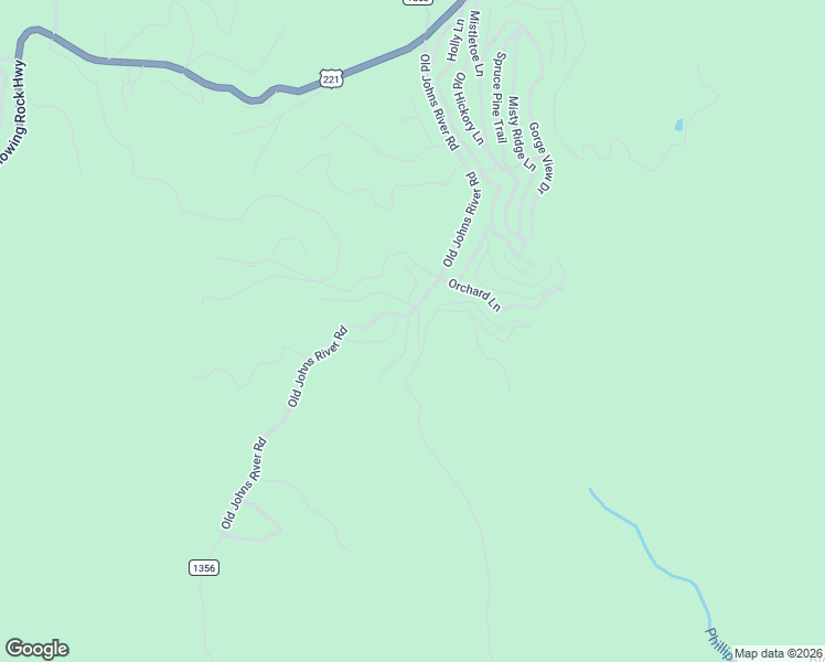 map of restaurants, bars, coffee shops, grocery stores, and more near 8007 Block Hill Road in Blowing Rock