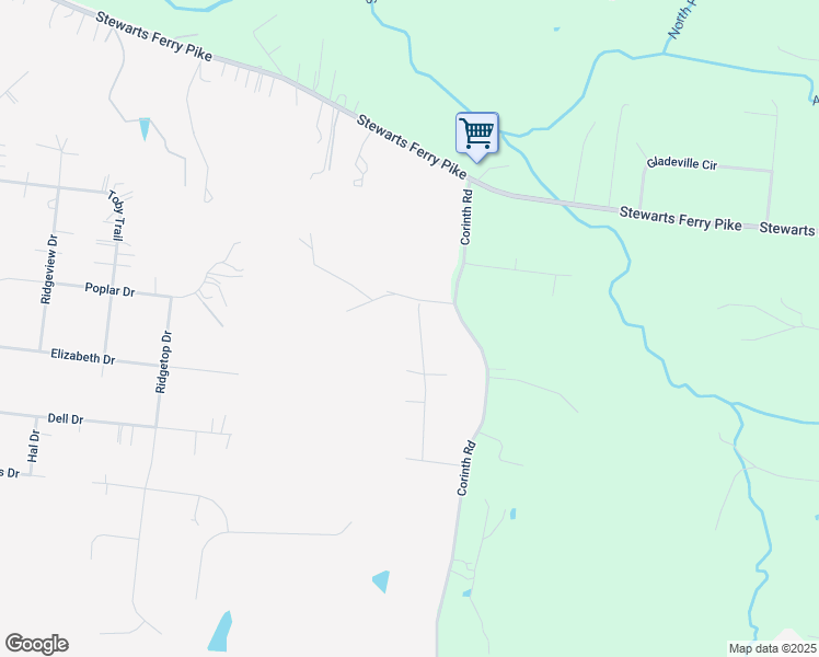 map of restaurants, bars, coffee shops, grocery stores, and more near 427 Cajawa Drive in Mt. Juliet