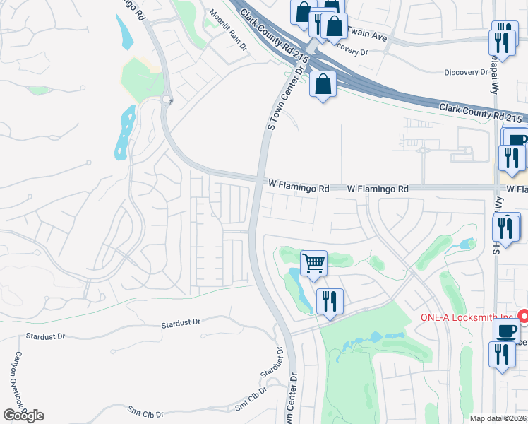 map of restaurants, bars, coffee shops, grocery stores, and more near 10785 Glowing Dawn Avenue in Las Vegas