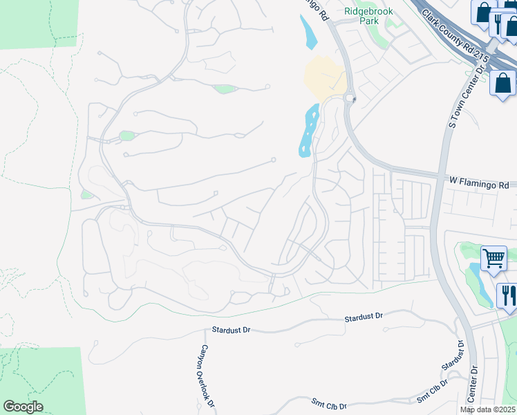 map of restaurants, bars, coffee shops, grocery stores, and more near 4181 Bronze Ridge Street in Las Vegas