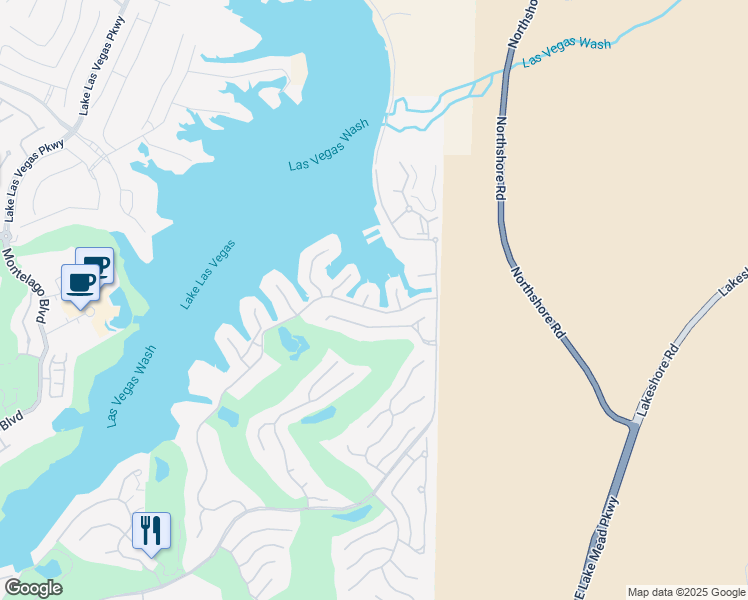 map of restaurants, bars, coffee shops, grocery stores, and more near 4 Via Di Lugano in Henderson