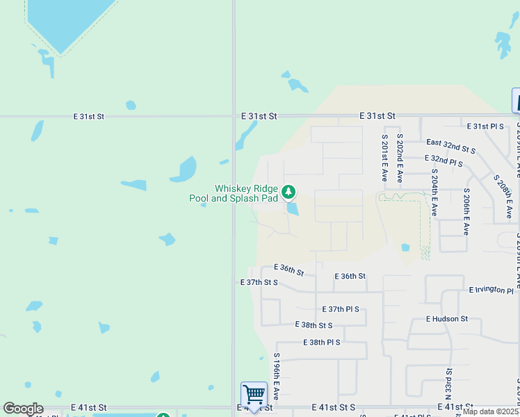 map of restaurants, bars, coffee shops, grocery stores, and more near 2513 E Northampton St in Broken Arrow
