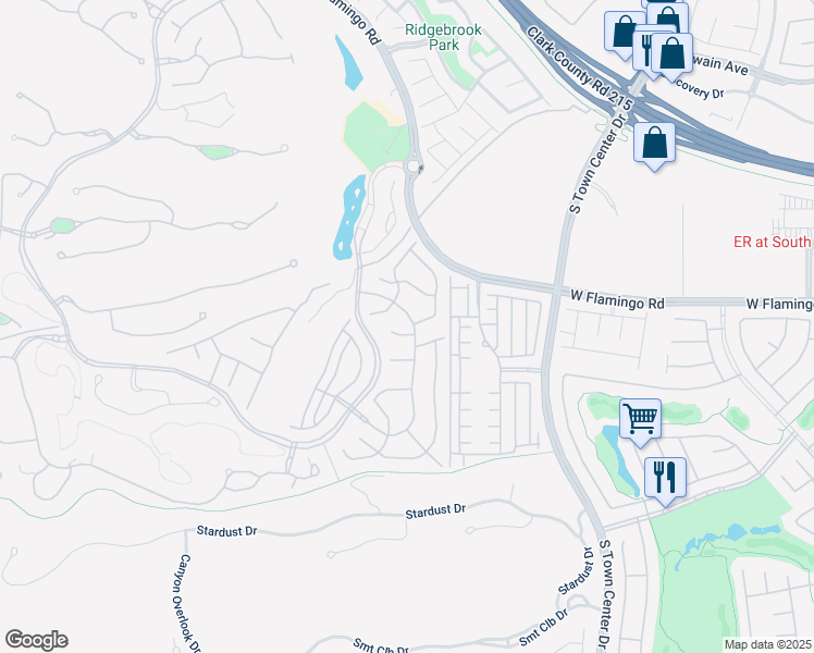 map of restaurants, bars, coffee shops, grocery stores, and more near 43 Grey Feather Drive in Las Vegas