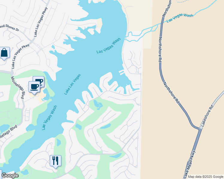 map of restaurants, bars, coffee shops, grocery stores, and more near 2 Lido Nord in Henderson