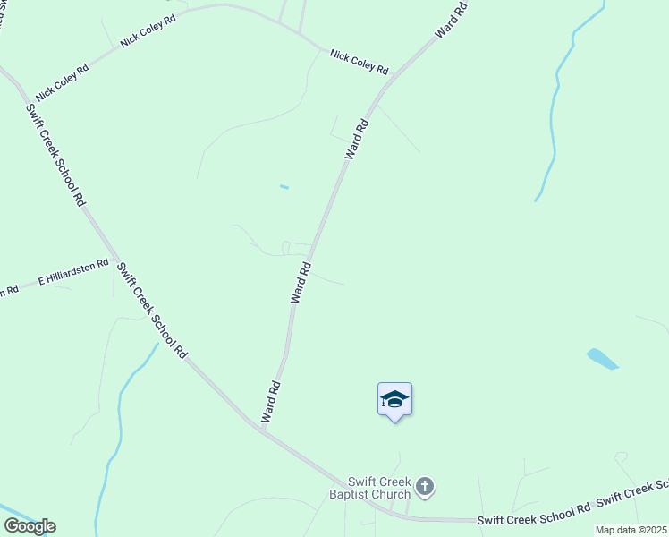 map of restaurants, bars, coffee shops, grocery stores, and more near 1780 J P Road in Whitakers