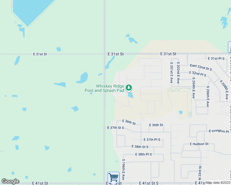 map of restaurants, bars, coffee shops, grocery stores, and more near 2513 E Northampton St in Broken Arrow
