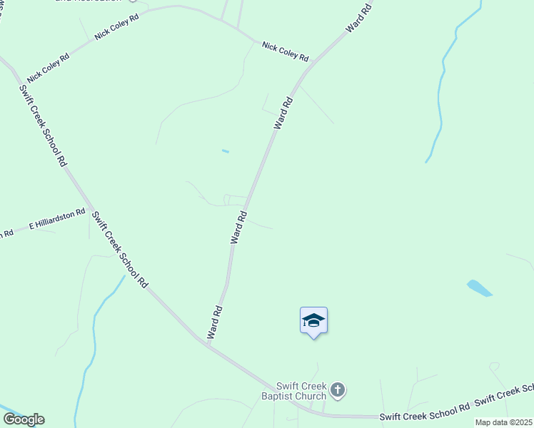 map of restaurants, bars, coffee shops, grocery stores, and more near 1780 J P Road in Whitakers