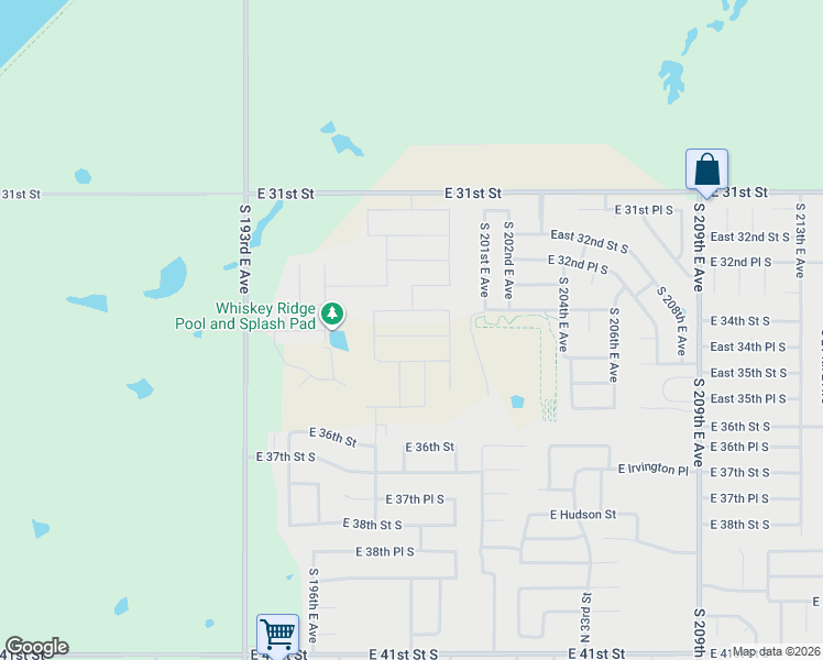 map of restaurants, bars, coffee shops, grocery stores, and more near 6312 N 29th St in Broken Arrow