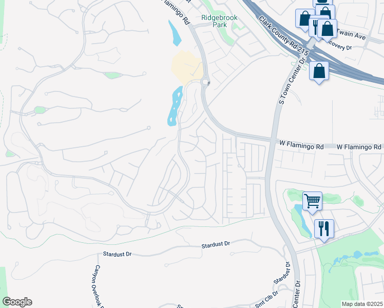 map of restaurants, bars, coffee shops, grocery stores, and more near 38 Moonfire Drive in Las Vegas