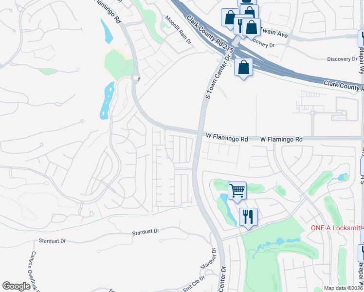 map of restaurants, bars, coffee shops, grocery stores, and more near 4142 Ombre Street in Las Vegas