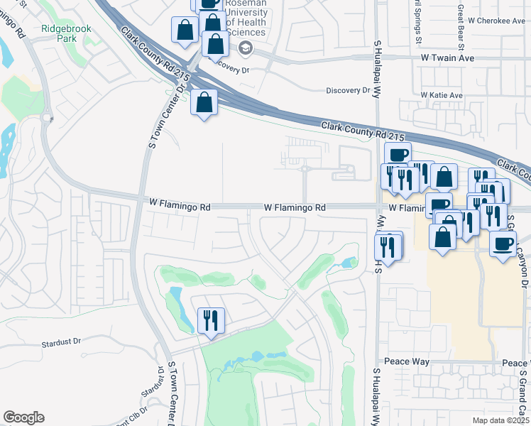 map of restaurants, bars, coffee shops, grocery stores, and more near 10478 Melodia Magico Avenue in Las Vegas