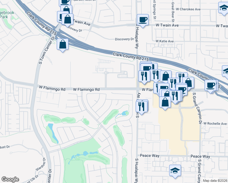 map of restaurants, bars, coffee shops, grocery stores, and more near 10336 Profeta Court in Las Vegas