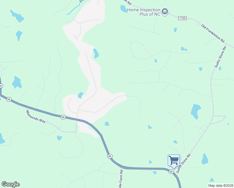 map of restaurants, bars, coffee shops, grocery stores, and more near 3695 Ben Mil Court in Franklinton