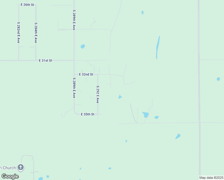 map of restaurants, bars, coffee shops, grocery stores, and more near 3303 South 294th East Avenue in Broken Arrow