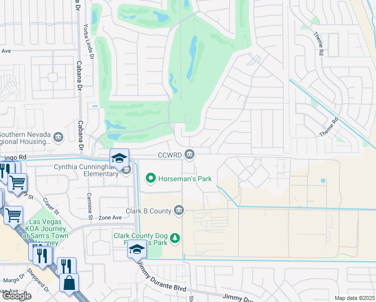 map of restaurants, bars, coffee shops, grocery stores, and more near 4073 Star Wind Street in Las Vegas