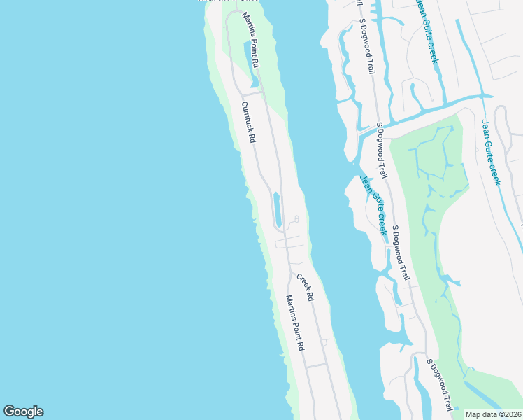 map of restaurants, bars, coffee shops, grocery stores, and more near 6016 Currituck Road in Kitty Hawk