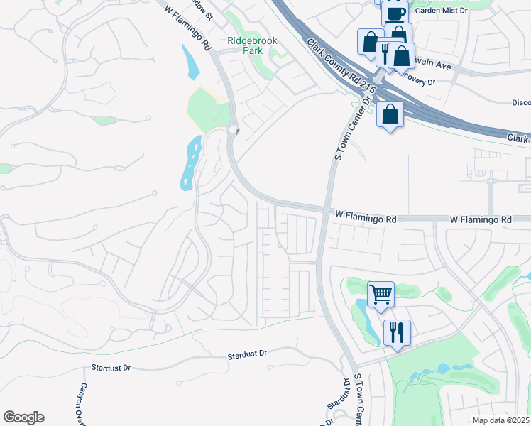 map of restaurants, bars, coffee shops, grocery stores, and more near 24 Garden Rain Drive in Las Vegas