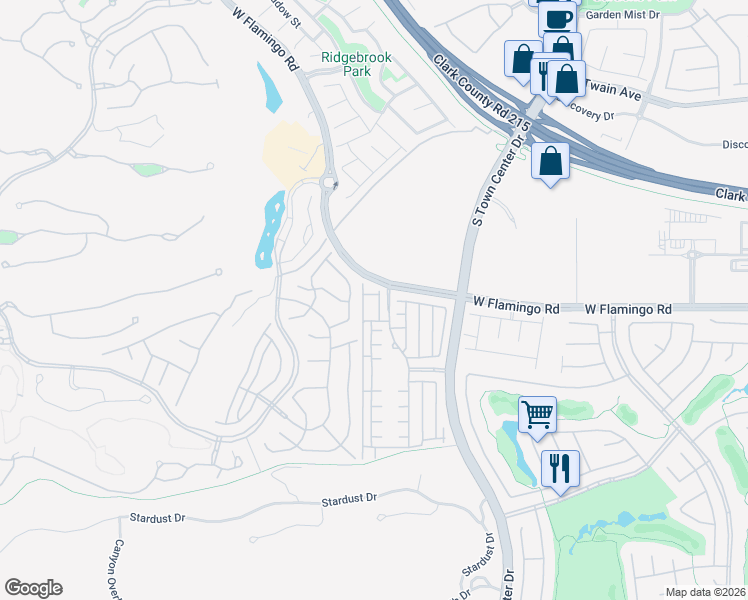 map of restaurants, bars, coffee shops, grocery stores, and more near 24 Garden Rain Drive in Las Vegas