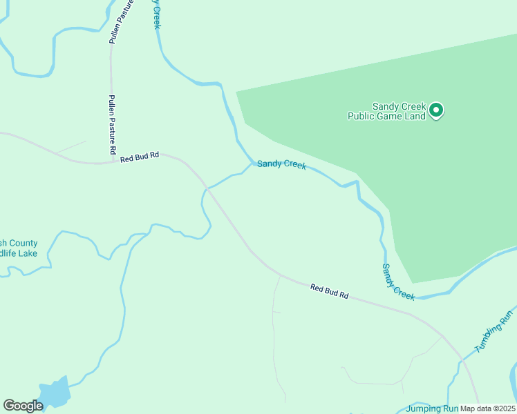 map of restaurants, bars, coffee shops, grocery stores, and more near 16153 Red Bud Road in Castalia
