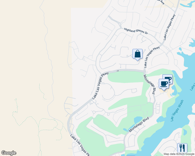 map of restaurants, bars, coffee shops, grocery stores, and more near 136 Kimberlite Drive in Henderson