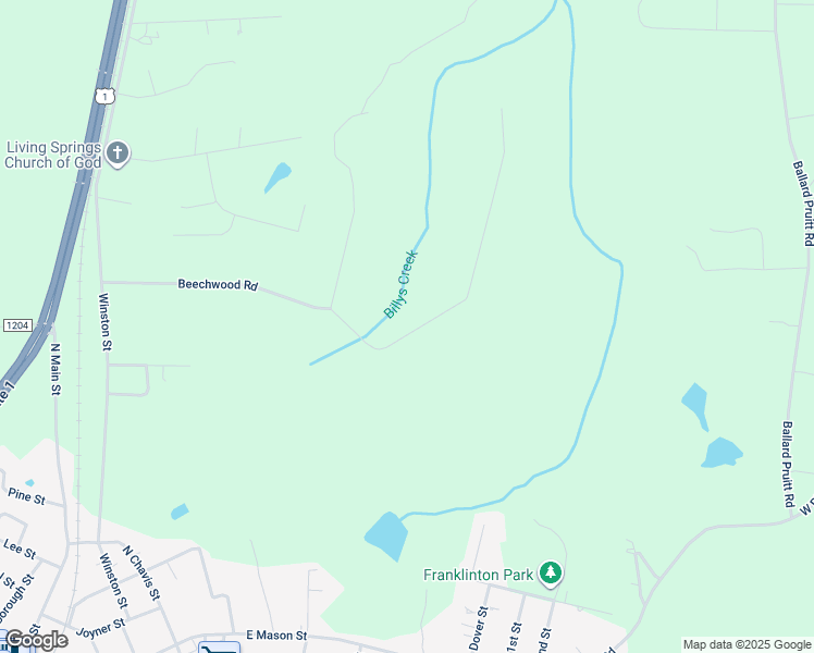 map of restaurants, bars, coffee shops, grocery stores, and more near 351 Beechwood Road in Franklinton