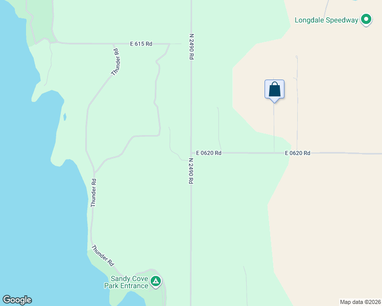 map of restaurants, bars, coffee shops, grocery stores, and more near North 2490 Road in Blaine County