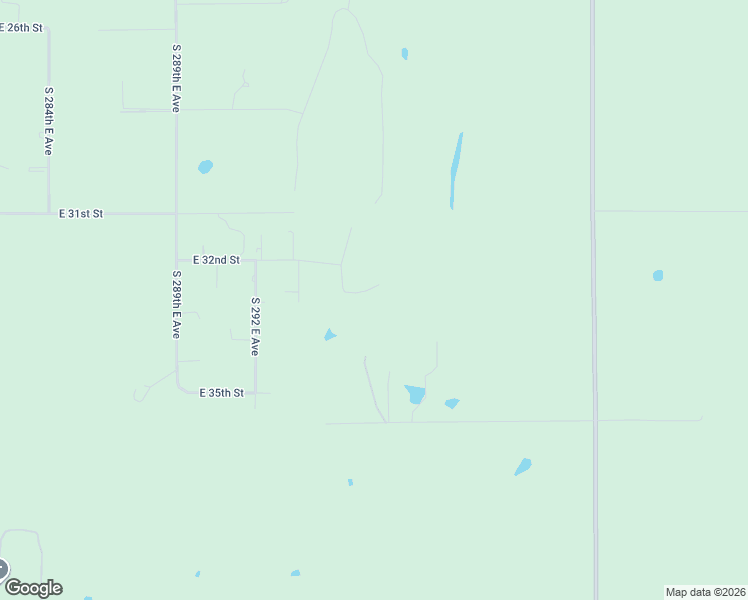 map of restaurants, bars, coffee shops, grocery stores, and more near 29612 East 32nd Street in Broken Arrow