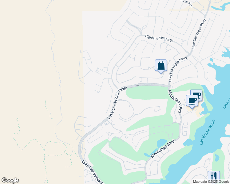 map of restaurants, bars, coffee shops, grocery stores, and more near 148 Kimberlite Drive in Henderson