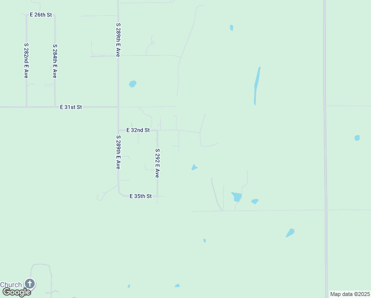 map of restaurants, bars, coffee shops, grocery stores, and more near 3303 South 294th East Avenue in Broken Arrow