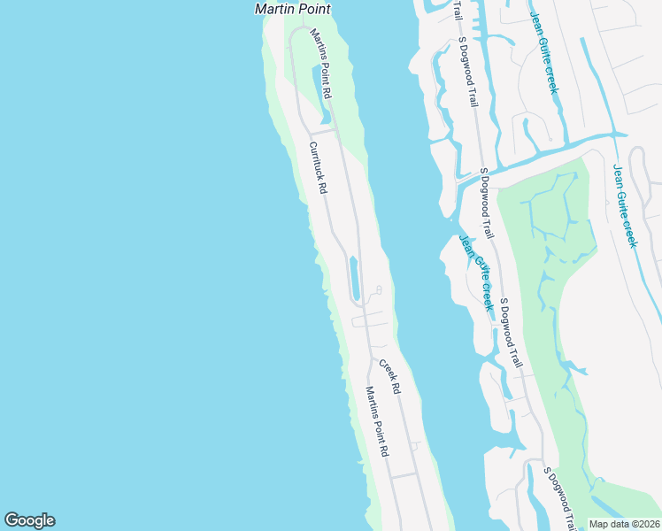 map of restaurants, bars, coffee shops, grocery stores, and more near 6016 Currituck Rd in Kitty Hawk