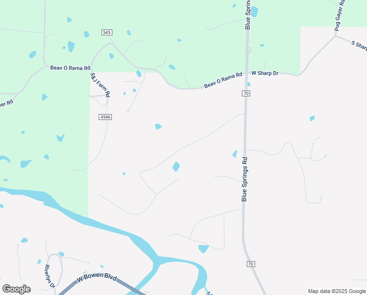 map of restaurants, bars, coffee shops, grocery stores, and more near River Hollow Road in Goshen