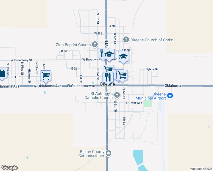 map of restaurants, bars, coffee shops, grocery stores, and more near in 