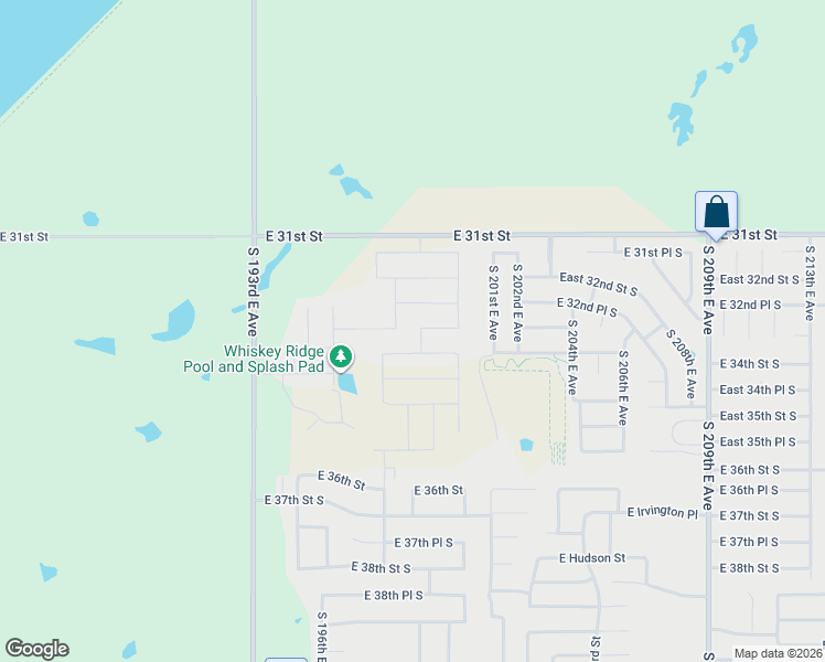 map of restaurants, bars, coffee shops, grocery stores, and more near 6312 North 29th Street in Broken Arrow