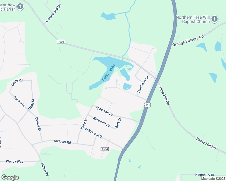 map of restaurants, bars, coffee shops, grocery stores, and more near 305 Tracy Trail in Durham