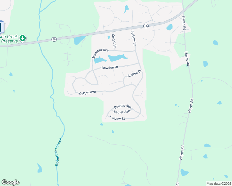 map of restaurants, bars, coffee shops, grocery stores, and more near 1979 Bowles Avenue in Creedmoor