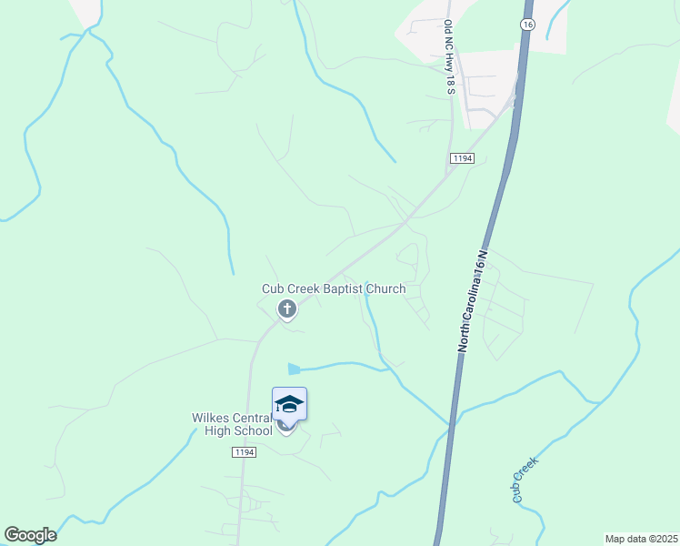 map of restaurants, bars, coffee shops, grocery stores, and more near 1179 Moravian Falls Road in Wilkesboro