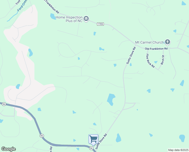 map of restaurants, bars, coffee shops, grocery stores, and more near 4102 Tall Pine Drive in Franklinton