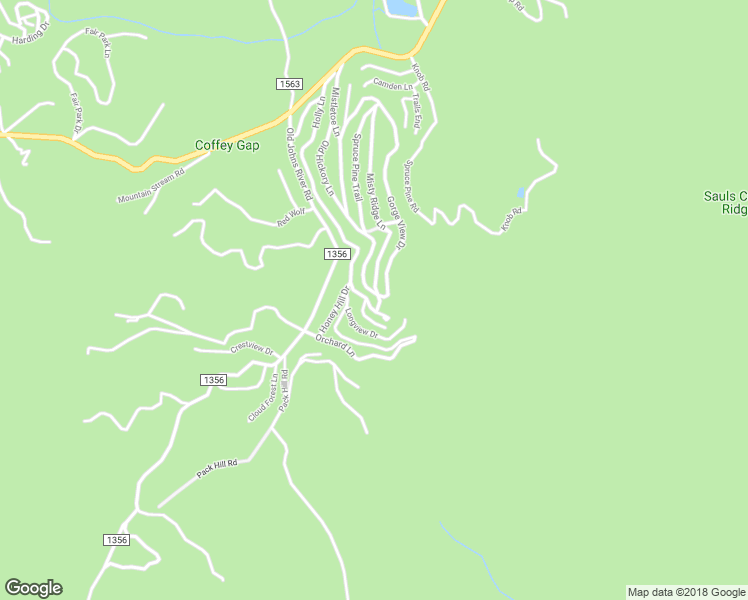 map of restaurants, bars, coffee shops, grocery stores, and more near 560 Misty Ridge Lane in Blowing Rock