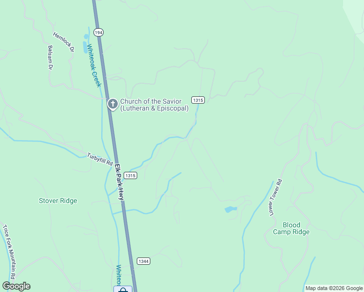 map of restaurants, bars, coffee shops, grocery stores, and more near 31 Mountain Ridge Road in Newland