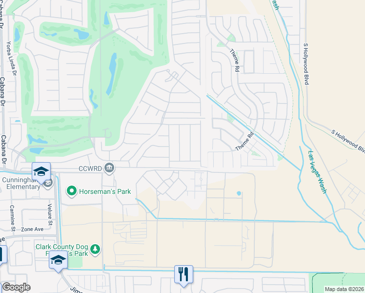 map of restaurants, bars, coffee shops, grocery stores, and more near 4012 Shetland Pony Street in Las Vegas