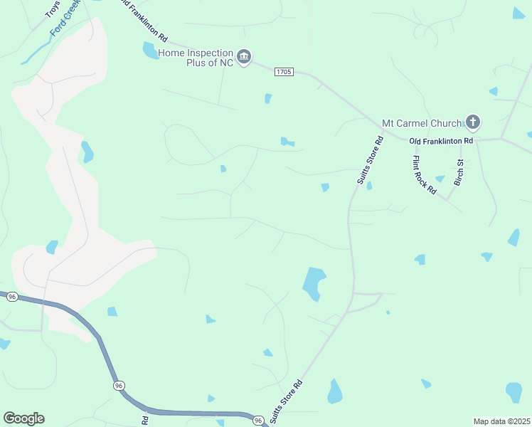 map of restaurants, bars, coffee shops, grocery stores, and more near 4102 Tall Pine Drive in Franklinton