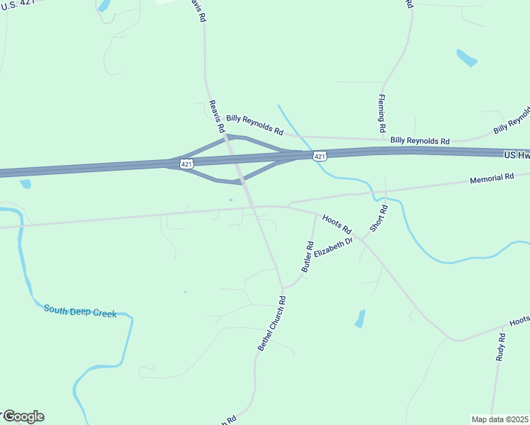 map of restaurants, bars, coffee shops, grocery stores, and more near 1503 Bethel Church Road in Yadkinville
