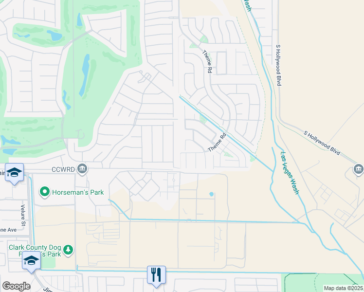 map of restaurants, bars, coffee shops, grocery stores, and more near 3959 Button Creek Court in Las Vegas