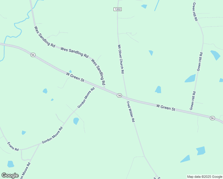 map of restaurants, bars, coffee shops, grocery stores, and more near 1344 West Green Street in Franklinton